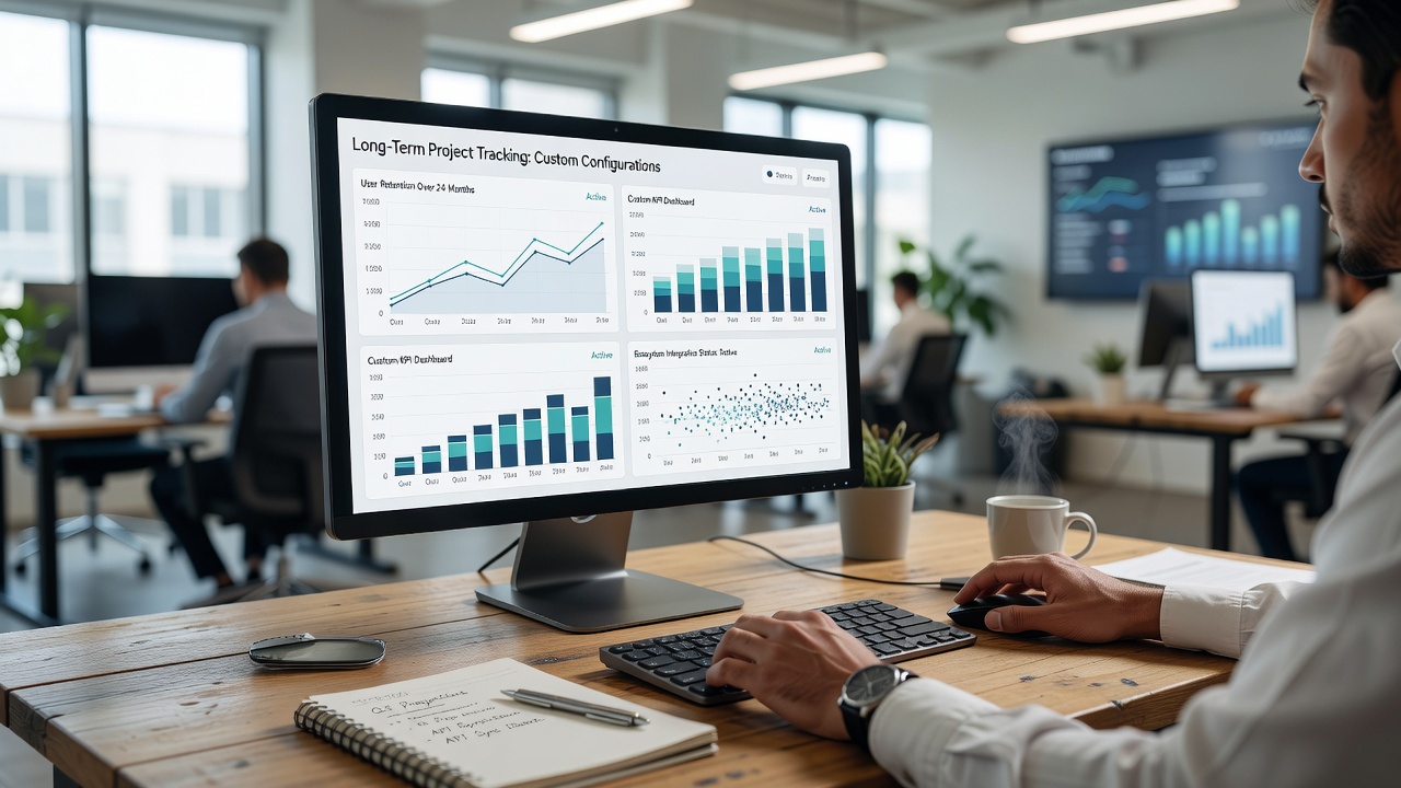 Examining Custom Dashboard Configurations for Long-Term Project Tracking in Web Analytics Ecosystems